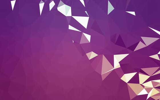 Abstract low poly background, geometry triangle, mosaic pastel color background