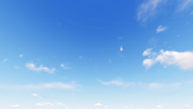 Cloudy blue sky abstract background, blue sky background with tiny clouds, 3d rendering

