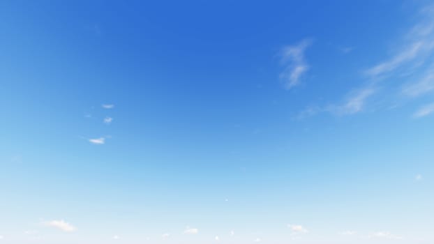 Cloudy blue sky abstract background, blue sky background with tiny clouds, 3d rendering

