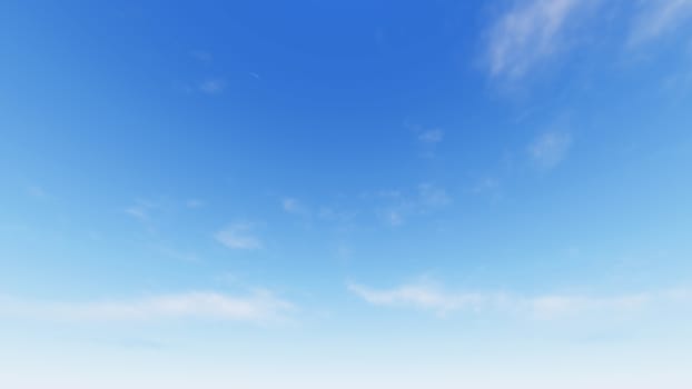 Cloudy blue sky abstract background, blue sky background with tiny clouds, 3d rendering

