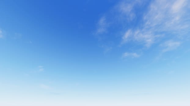 Cloudy blue sky abstract background, blue sky background with tiny clouds, 3d rendering

