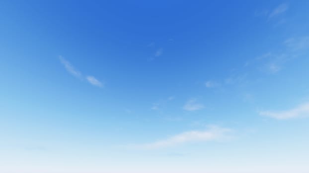 Cloudy blue sky abstract background, blue sky background with tiny clouds, 3d rendering

