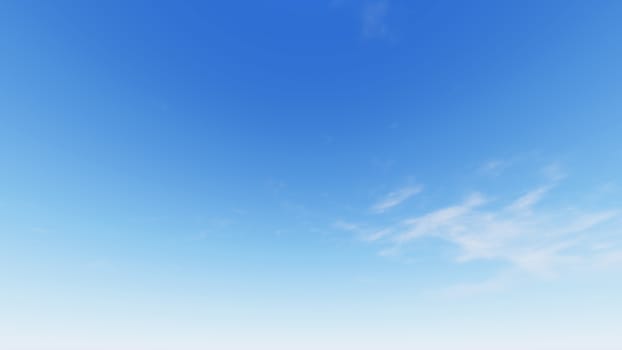 Cloudy blue sky abstract background, blue sky background with tiny clouds, 3d rendering

