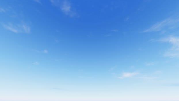 Cloudy blue sky abstract background, blue sky background with tiny clouds, 3d rendering

