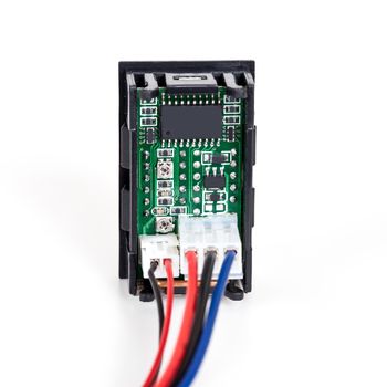 part of digital volt meter for dc volt