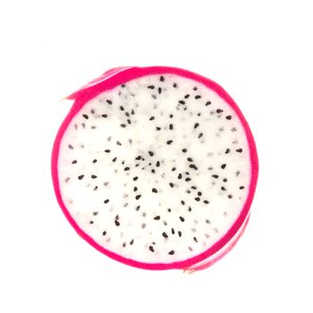 Dragon Fruit isolated against white background