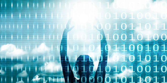 Future of Technology with a Professional Reaching for the Stars