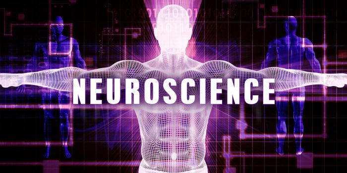 Neuroscience as a Digital Technology Medical Concept Art
