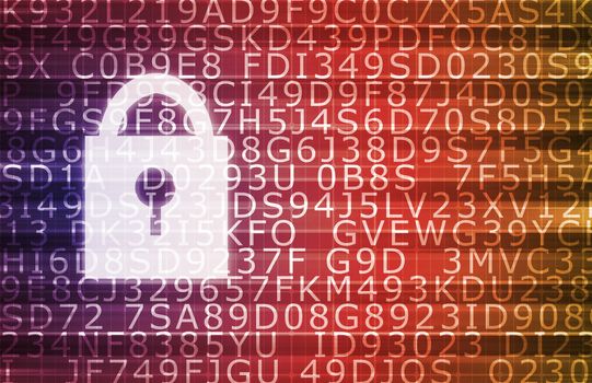 Data Center Secure Servers as a Abstract Background