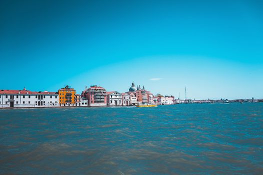 view of San Giorgio island, Venice, Italy