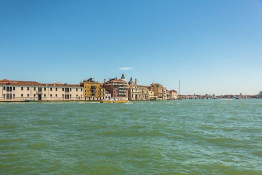 view of San Giorgio island, Venice, Italy