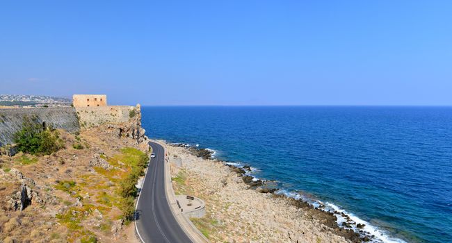 Rethymno city Greece Fortezza fortress landmark architecture