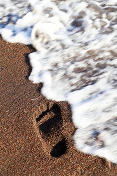 Red Beach in Akrotiri, Santorini island, Greece