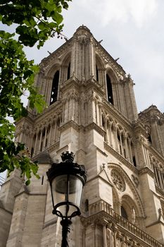 The Notre Dame Cathedral in Paris - France