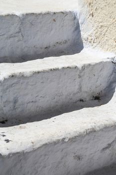 Stairs of a street in Naxos, Greece