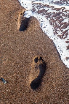 Red Beach in Akrotiri, Santorini island, Greece