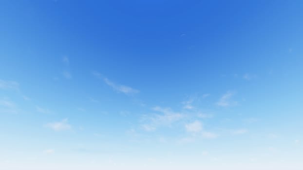 Cloudy blue sky abstract background, blue sky background with tiny clouds, 3d rendering

