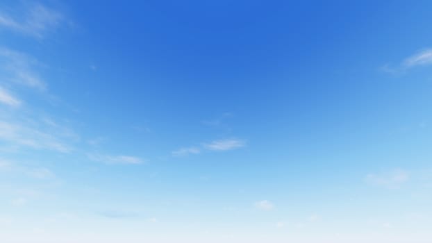 Cloudy blue sky abstract background, blue sky background with tiny clouds, 3d rendering

