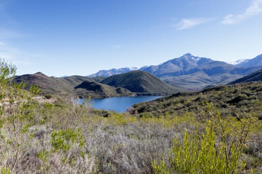 Body of Water near De Rust South Africa - De Rust is a small village at the gateway to the Klein Karoo, South Africa.