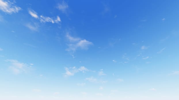 Cloudy blue sky abstract background, blue sky background with tiny clouds, 3d rendering

