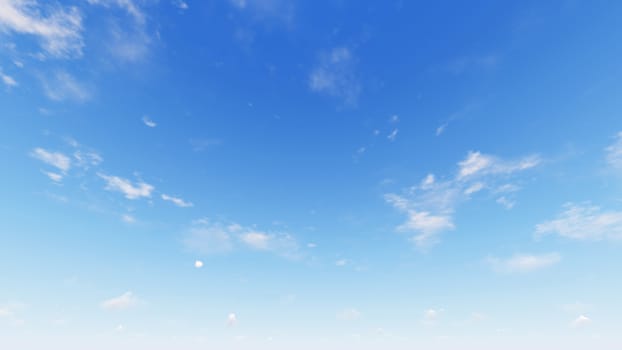 Cloudy blue sky abstract background, blue sky background with tiny clouds, 3d rendering

