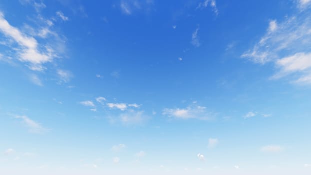 Cloudy blue sky abstract background, blue sky background with tiny clouds, 3d rendering

