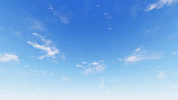 Cloudy blue sky abstract background, blue sky background with tiny clouds, 3d rendering

