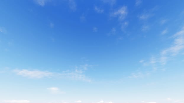 Cloudy blue sky abstract background, blue sky background with tiny clouds, 3d rendering

