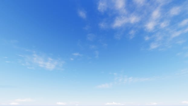 Cloudy blue sky abstract background, blue sky background with tiny clouds, 3d rendering

