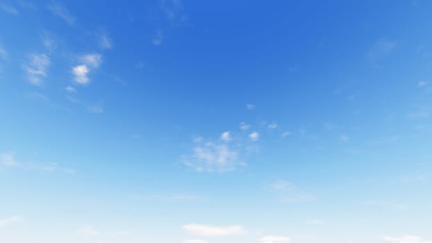 Cloudy blue sky abstract background, blue sky background with tiny clouds, 3d rendering

