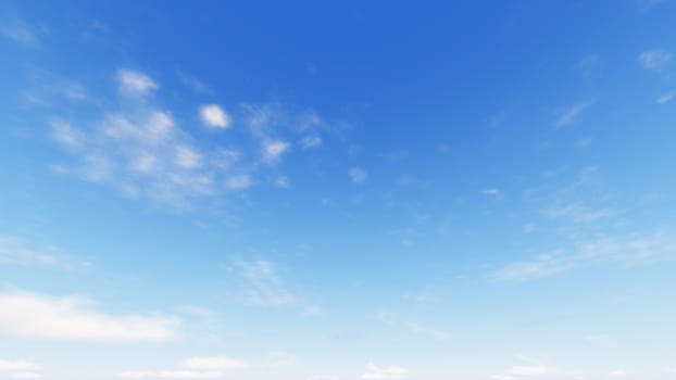 Cloudy blue sky abstract background, blue sky background with tiny clouds, 3d rendering

