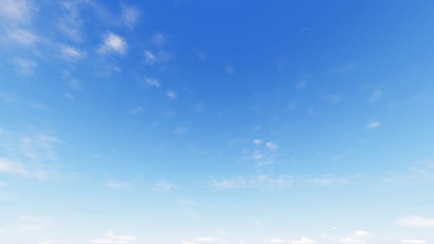 Cloudy blue sky abstract background, blue sky background with tiny clouds, 3d rendering

