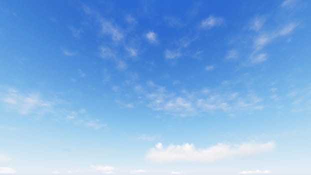 Cloudy blue sky abstract background, blue sky background with tiny clouds, 3d rendering

