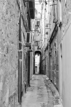 Alley in old italian city