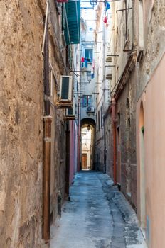 Alley in old italian city