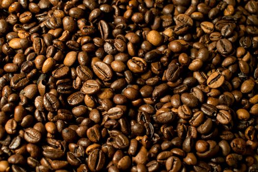 A moltitude of coffee beans