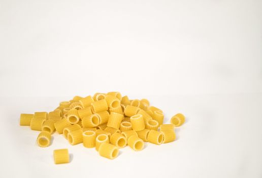 Pasta in a white background