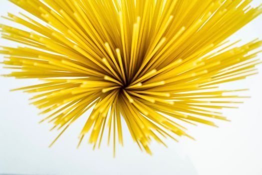 A composition of spaghetti, italian food