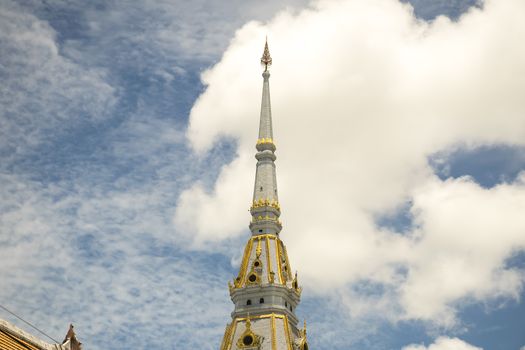 Beautiful marble church/temple Wat Sothorn, Chachoengsao Thailand