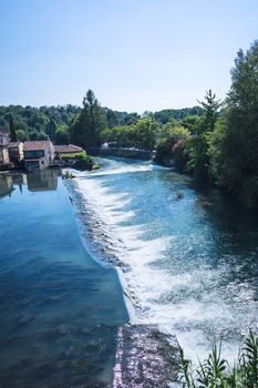 Borghetto village .Valeggio sul Mincio, Italy