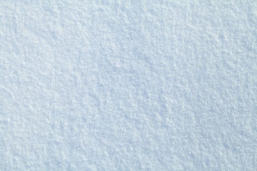 Surface of fresh snow in winter, macro shot