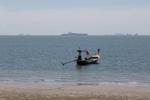 Sea view of Koh-Sukorn Island in Trang, Thailand