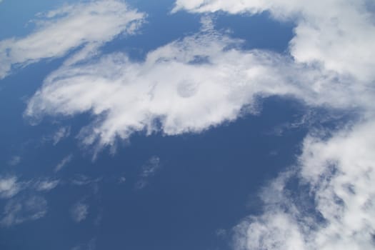 Beautiful Blue sky with cloud