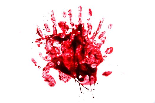 set 8. blood drop and bloodstains on isolated white background for horror content.