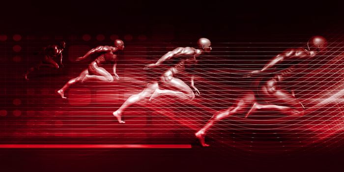 Athletic Training and Running Together in a Competition