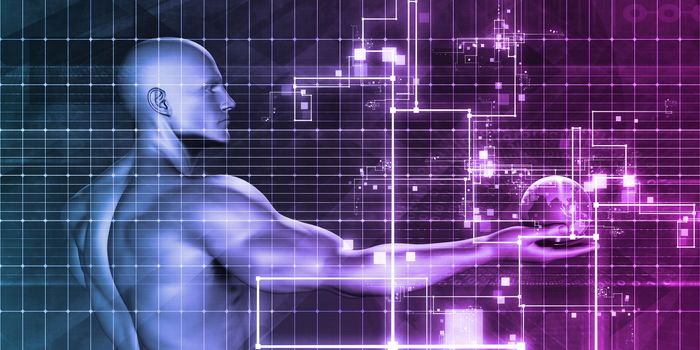 A Technology Industry Network As a Wallpaper
