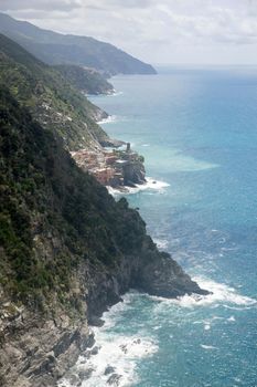 Italy village travel of Europe Liguria tourism
