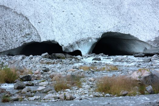 Trollabyrge in the the bottom of Flatbreen. Supphelledalen i Fjærland