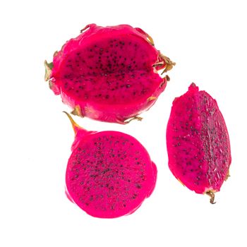 Dragon Fruit isolated against white background