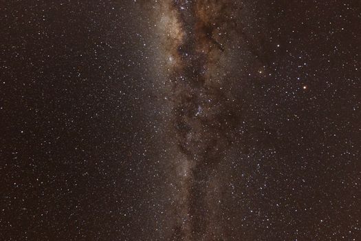 Almost in the center of The Milky Way - The Milky Way is the galaxy that contains our Solar System. Its name "milky" is derived from its appearance as a dim glowing band arching across the night sky whose individual stars cannot be distinguished by the naked eye.